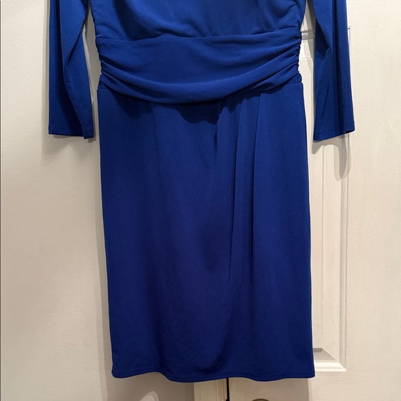 Ann Taylor Cobalt Blue Crewneck Dress - Picture 4 of 7